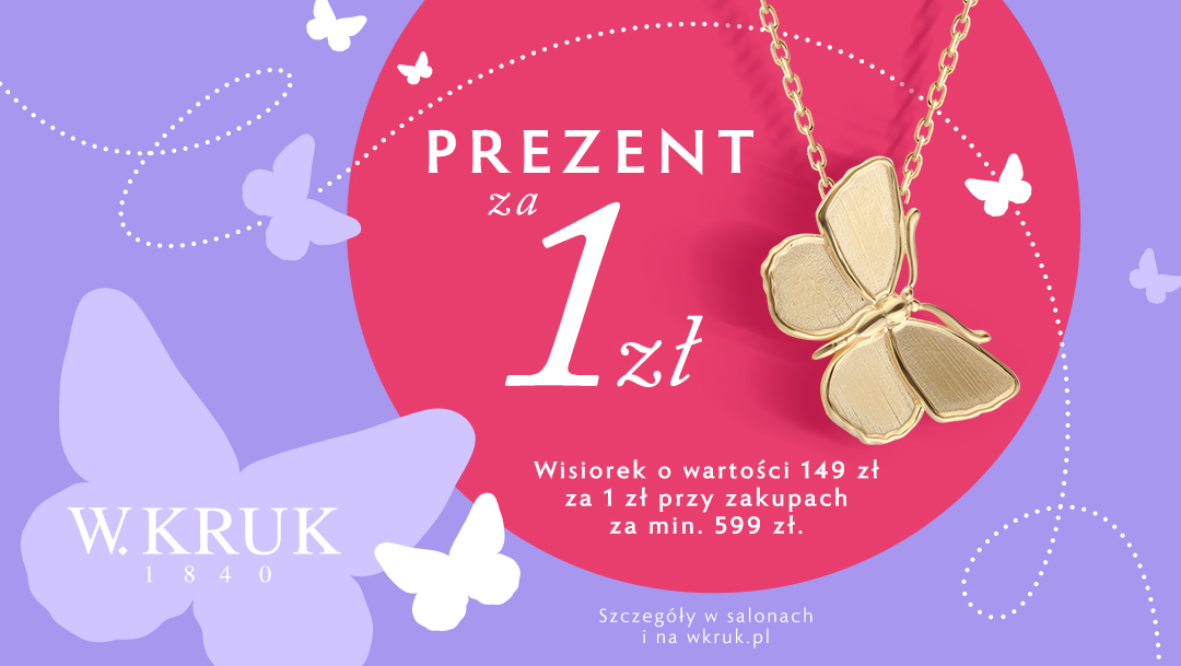 Prezent za 1 zł od W.KRUK! Prezent za 1 zł od W.KRUK!