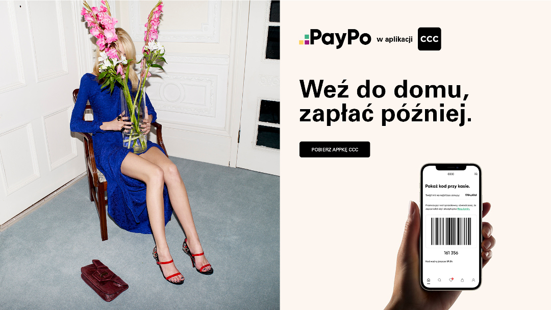 PayPo w aplikacji CCC! PayPo w aplikacji CCC!