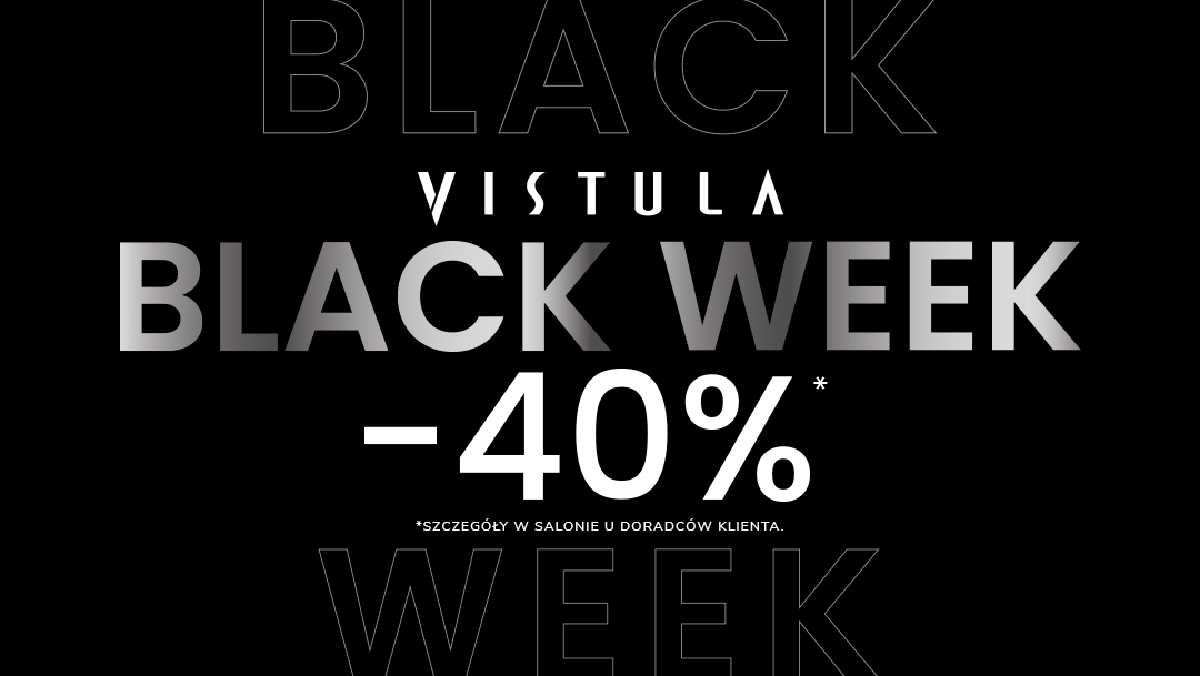 BLACK WEEK! -40% na kolekcję jesień-zima BLACK WEEK! -40% na kolekcję jesień-zima