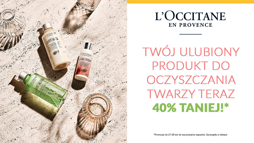 Produkty do oczyszczania twarzy 40% taniej Produkty do oczyszczania twarzy 40% taniej