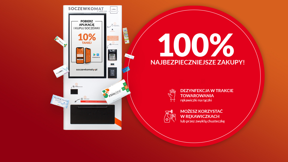 Zapraszamy do skorzystania z SOCZEWKOMATU Zapraszamy do skorzystania z SOCZEWKOMATU