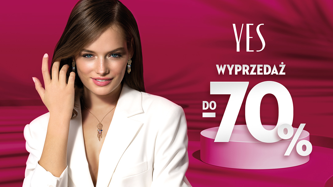 Wyprzedaż do -70% w Salonie YES Wyprzedaż do -70% w Salonie YES