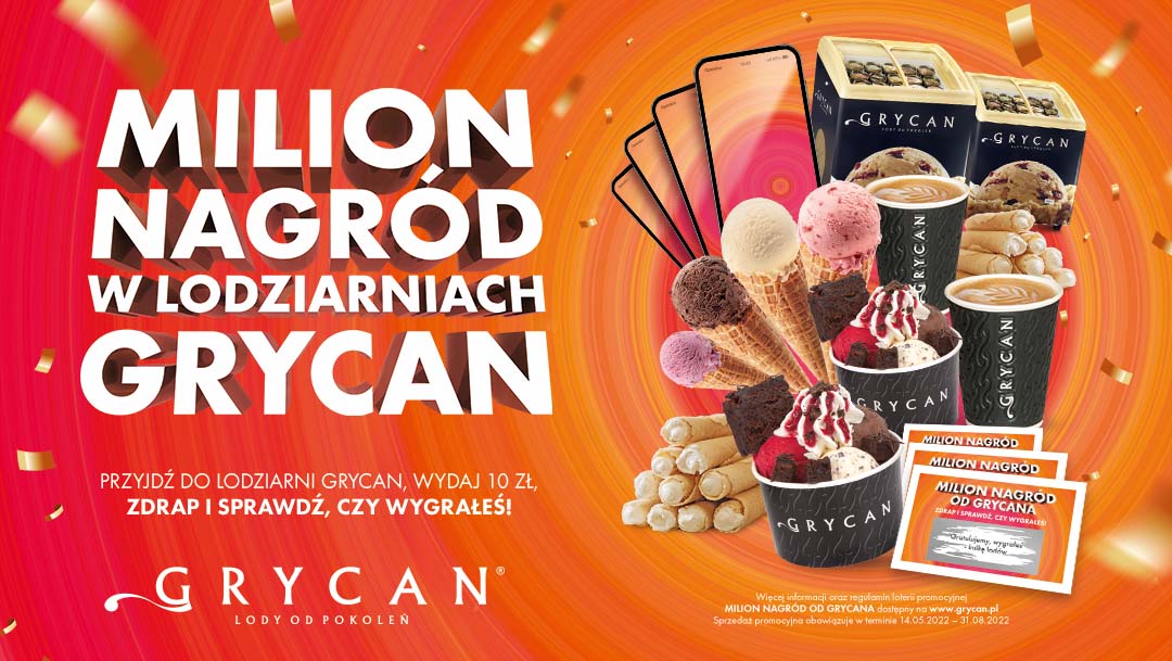 MILION NAGRÓD OD GRYCANA MILION NAGRÓD OD GRYCANA