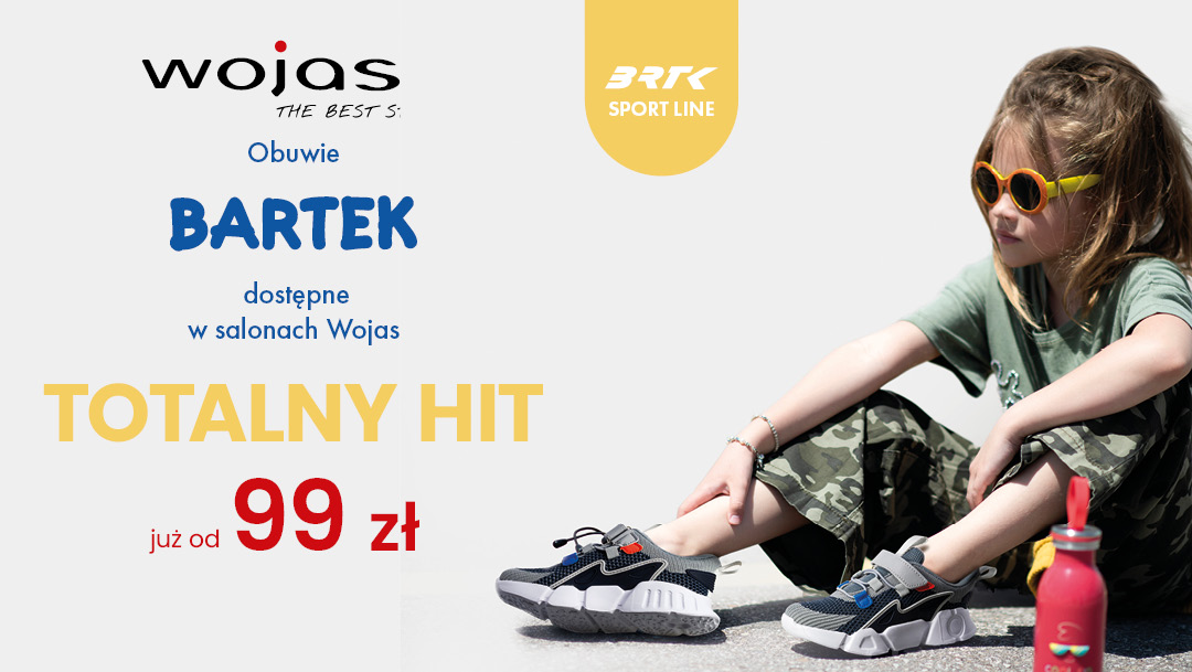 BRTK Sport Line od BARTEK w super cenie już od 99 zł BRTK Sport Line od BARTEK w super cenie już od 99 zł