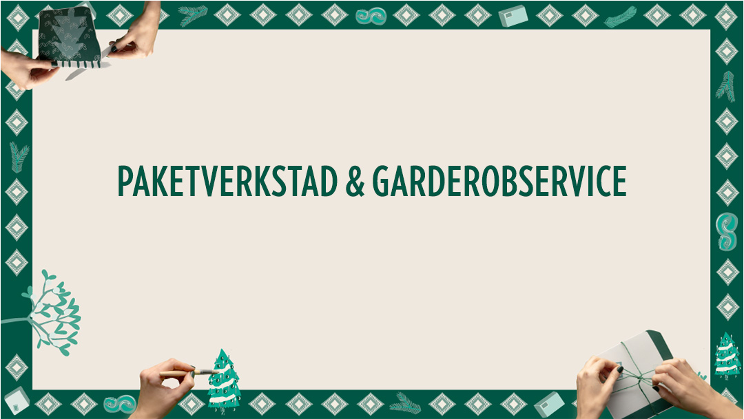 Julens paketverkstad & garderobsservice Julens paketverkstad & garderobsservice