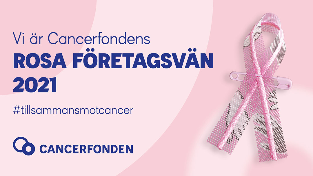Vi är Cancerfondens ROSA FÖRETAGSVÄN 2021 Vi är Cancerfondens ROSA FÖRETAGSVÄN 2021