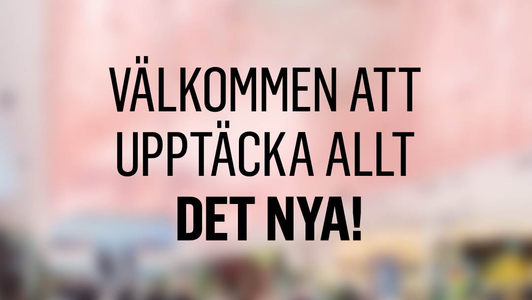 Nytt och fräscht! Nytt och fräscht!