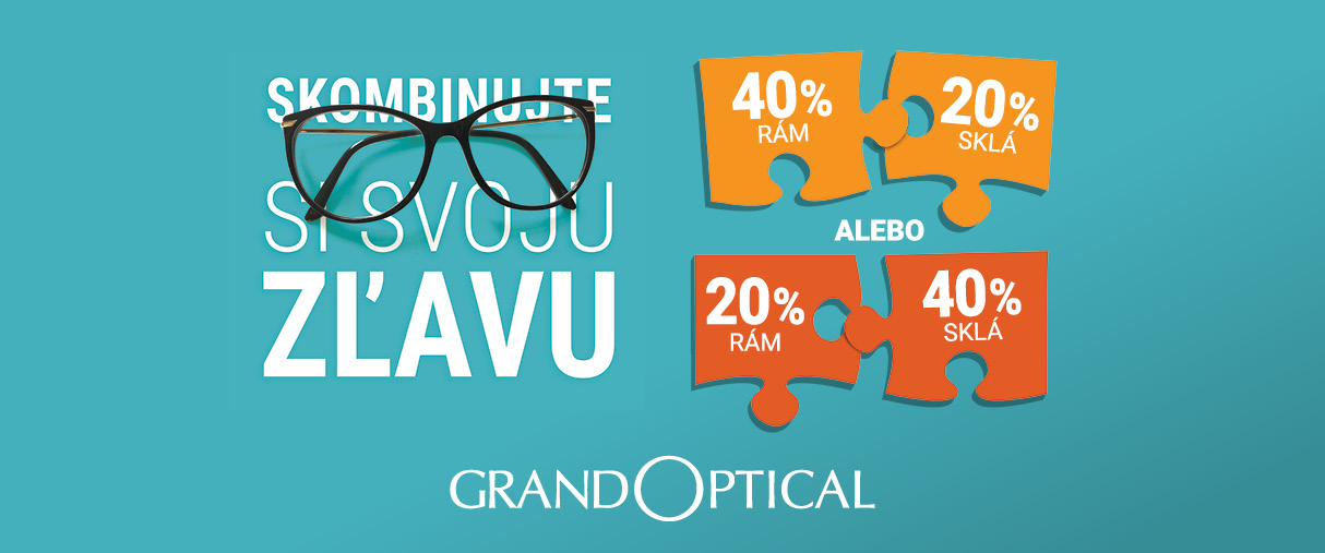 Skombinujte si svoju zľavu v GrandOptical! Skombinujte si svoju zľavu v GrandOptical!