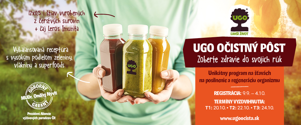 UGO Očistný pôst je tu opäť! UGO Očistný pôst je tu opäť!