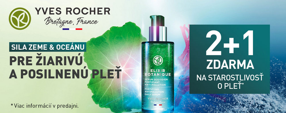 Novinka od Yves Rocher- Elixir Botanique Novinka od Yves Rocher- Elixir Botanique