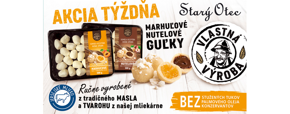 Marhuľové a nutelové guľky z tvarohového cesta Marhuľové a nutelové guľky z tvarohového cesta