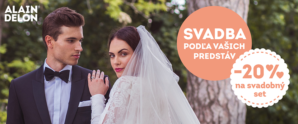Svadba podľa vašich predstáv so zľavou 20 % Svadba podľa vašich predstáv so zľavou 20 %