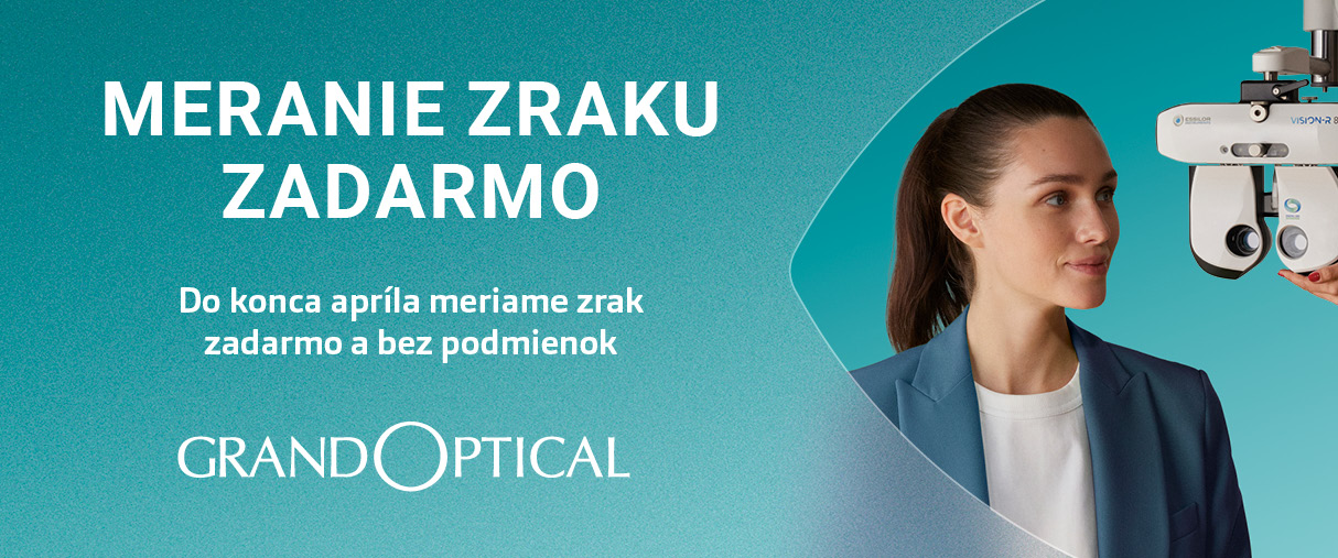 Meranie zraku zadarmo v GrandOptical!