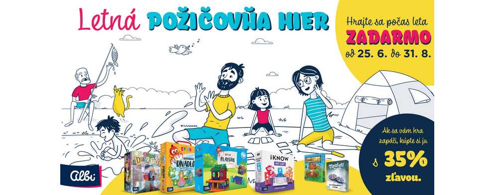 Letná požičovňa hier Letná požičovňa hier