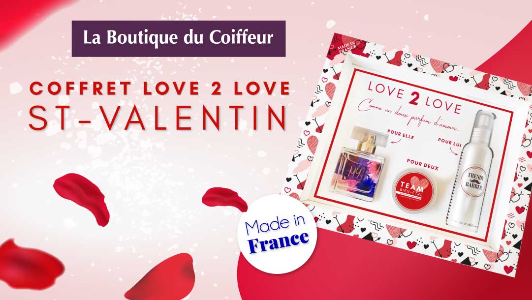 Craquez pour le coffret La Boutique du Coiffeur spécial Saint Valentin Craquez pour le coffret La Boutique du Coiffeur spécial Saint Valentin