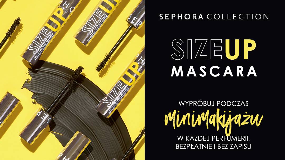 Odkryj nową maskarę SIZE UP! Odkryj nową maskarę SIZE UP!