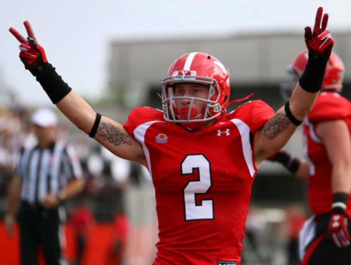 Norwin's Christian Bryan ranks eighth in Youngstown State history with 110 career catches.