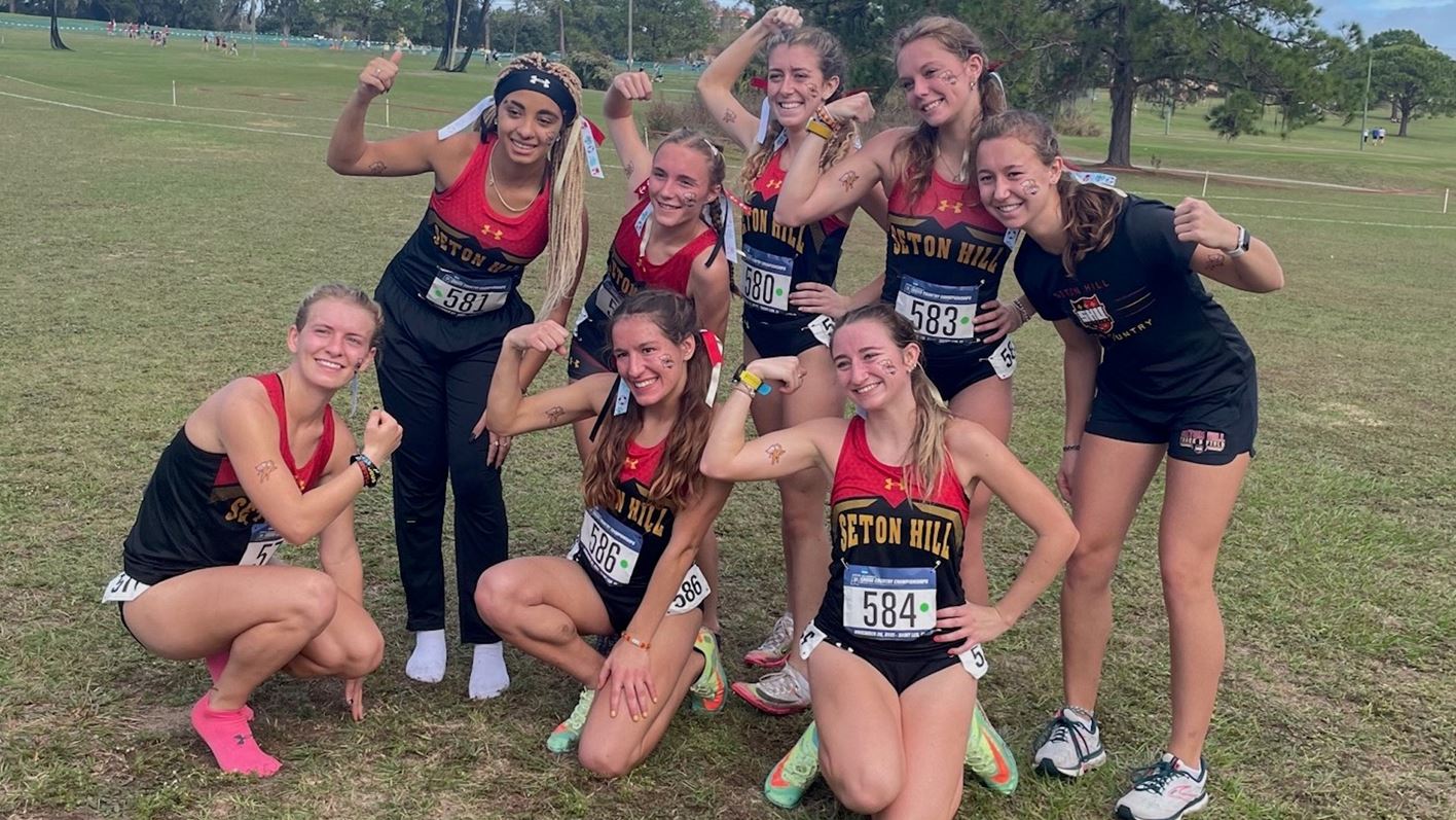 Seton Hill ran to 32nd place in the NCAA Division II Cross Country Championships on Saturday at St. Leo University.