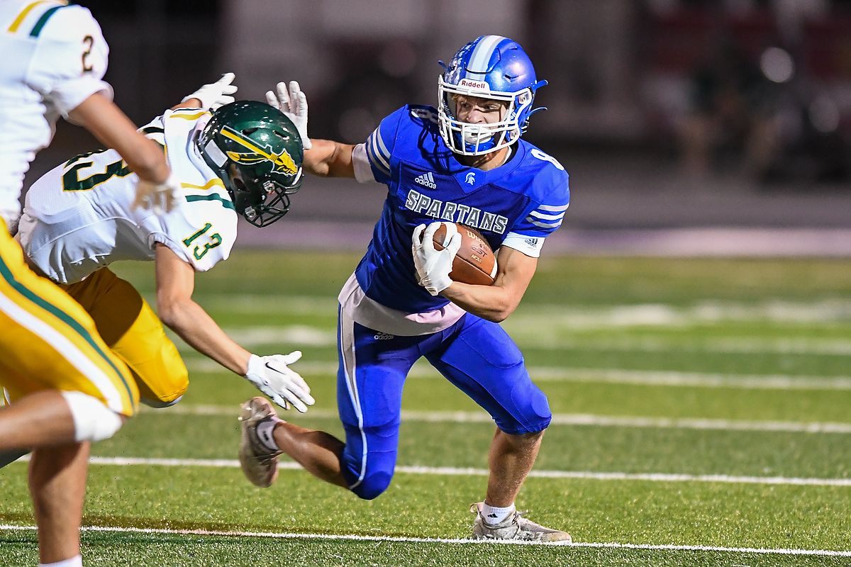 Daniel Katonka and Hempfield Area are 5-0 for the first time in 51 years after a victory over Penn-Trafford. (Photo by www.westernpasports.com)
