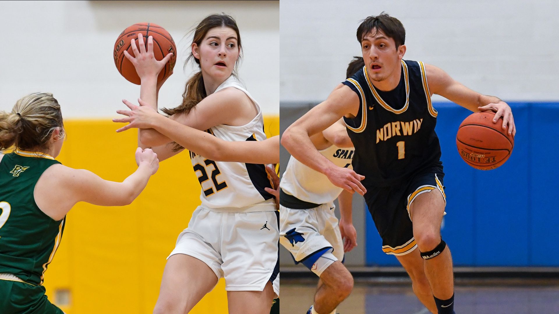 Ava Kobus and Adam Billinsky are among the top returners for Norwin this season. (Photo by www.westernpasports.com)