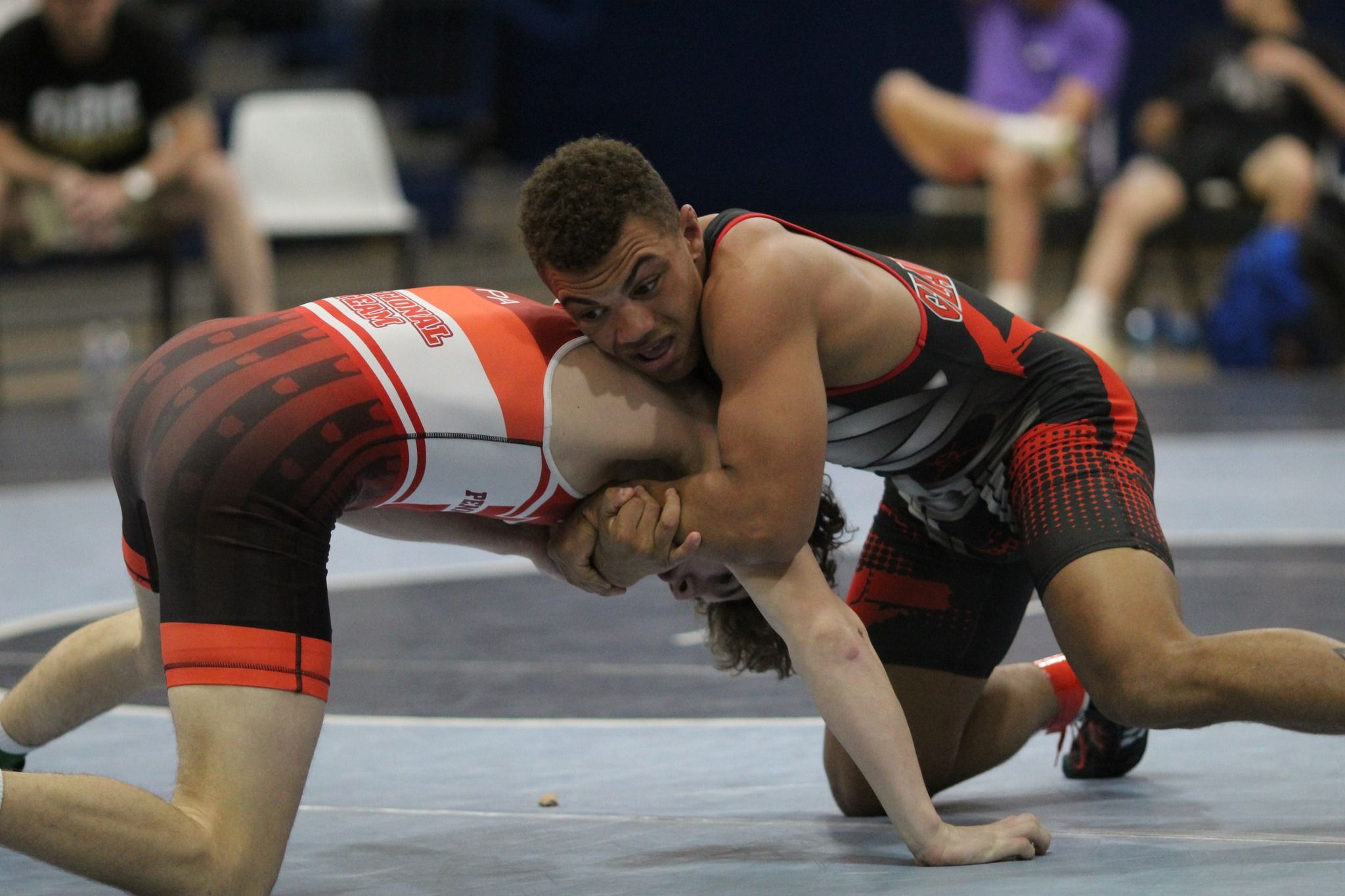 Shawn Taylor defeated Andrew Harmon 3-2 in the feature match at Stand Your Ground III. (Photo by Alec Shaw)