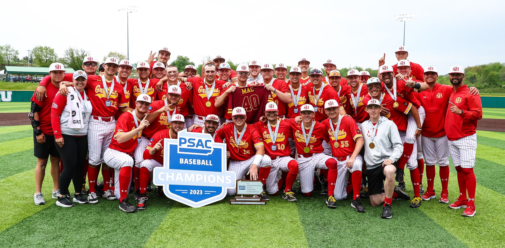 Dominant Griffins capture PSAC Baseball Championship Saturday