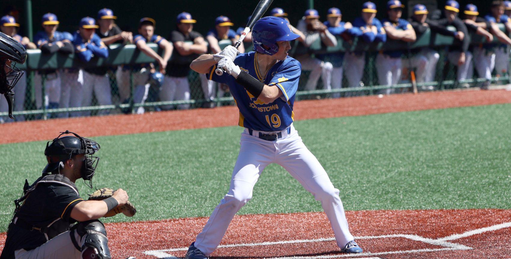 Derry Area's Josh Ulery hit .299 with 25 runs scored in 38 starts for Pitt-Johnstown this spring. (Photo by Ali Single)