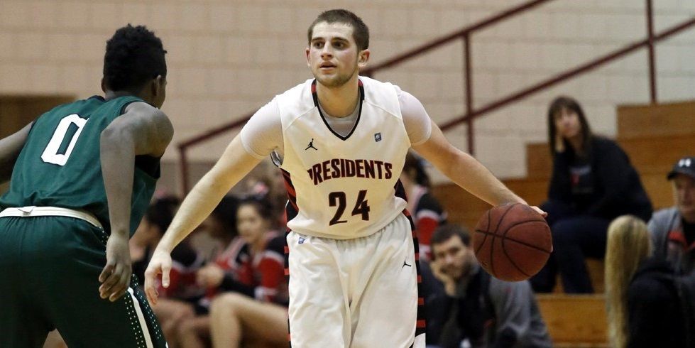 Greensburg Central Catholic's Brian Graytok scored 859 career points in three seasons at Washington & Jefferson from 2015-2018.