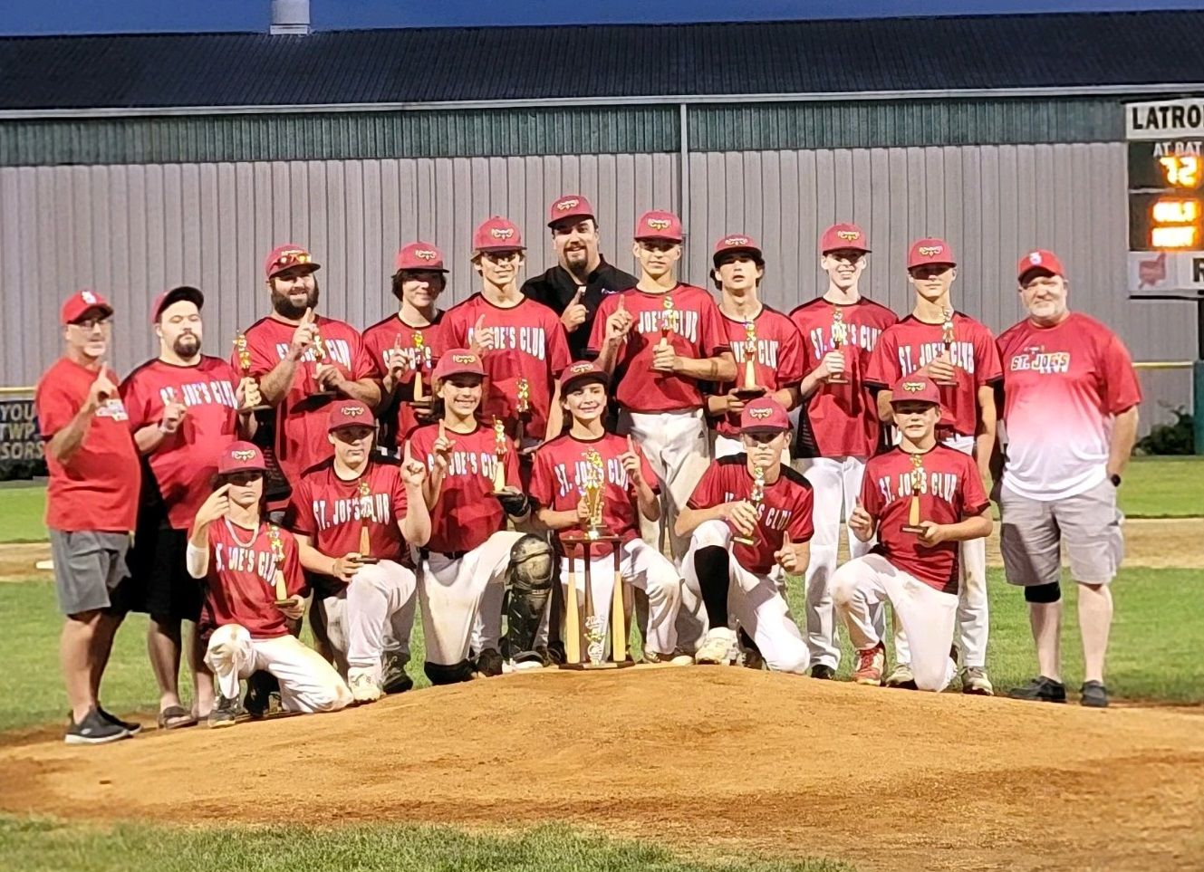St. Joe's captured its first Latrobe-Derry Teener League Championship since 2011.