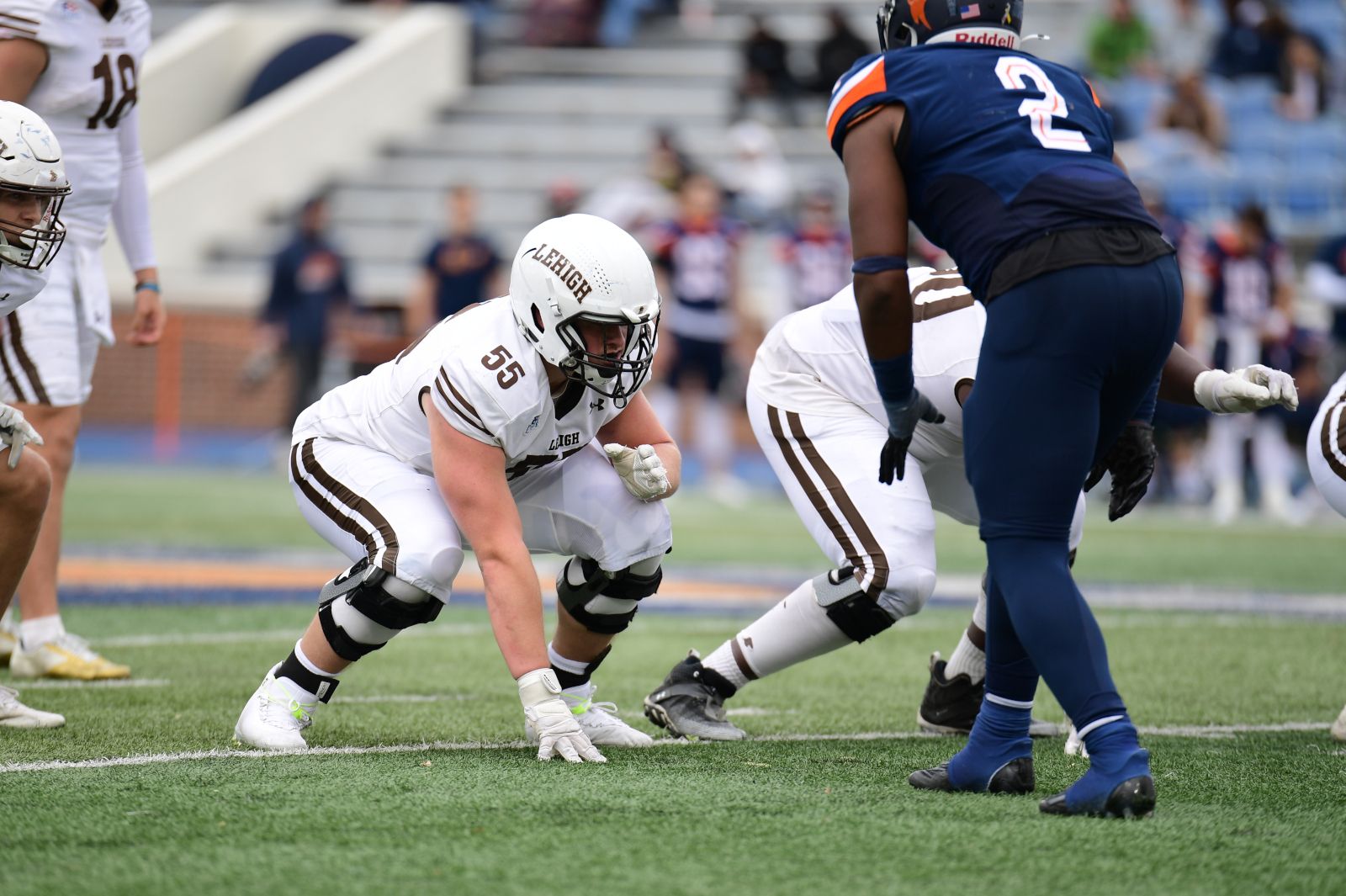 Ligonier Valley's Christian Jablonski is a starting offensive lineman for Lehigh.