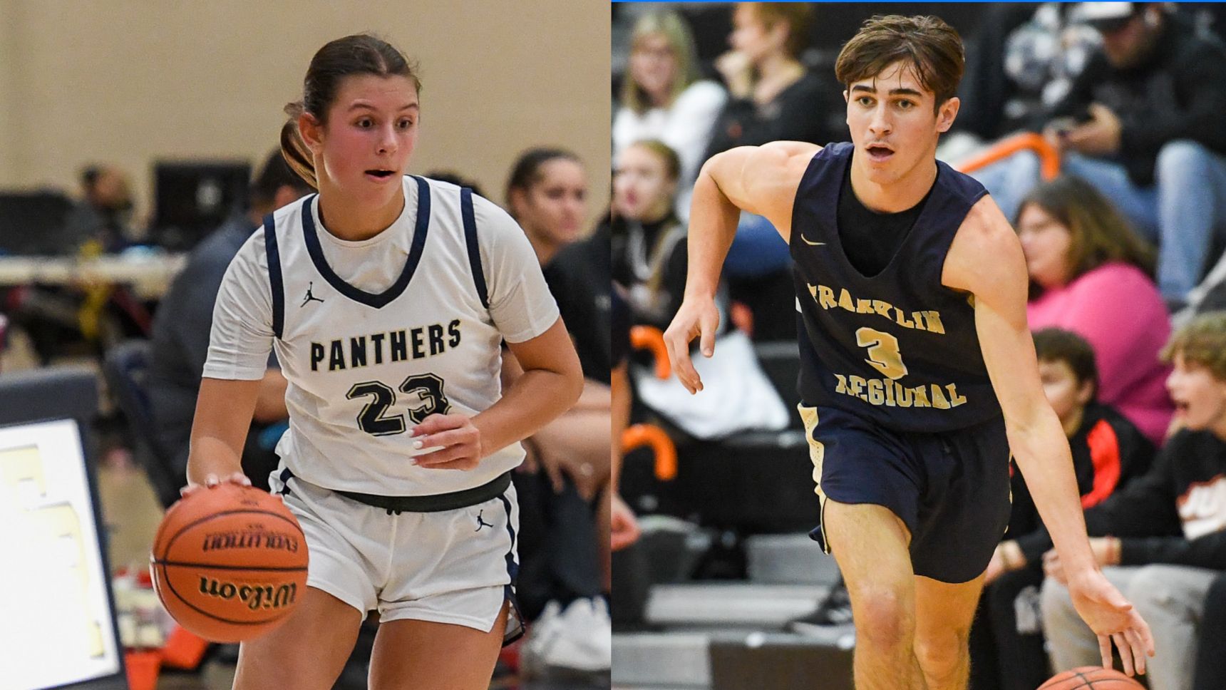 Toryn Fulton and Cooper Rankin will help guide Franklin Regional this season. (Photos by www.westernpasports.com)