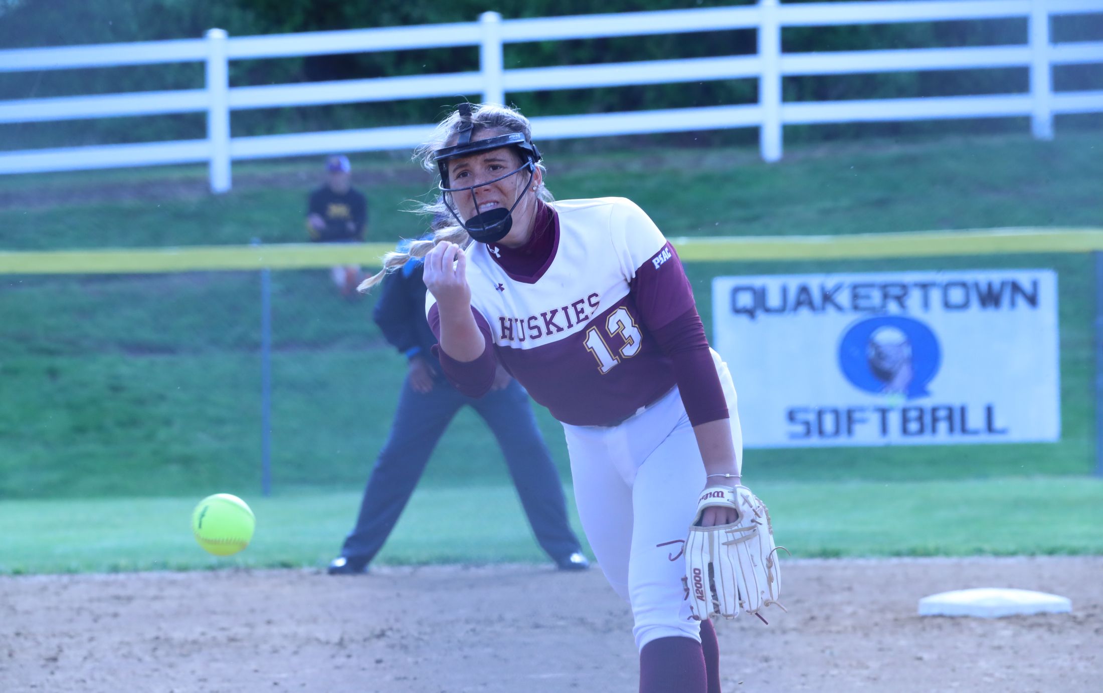 Hempfield Area's Callie Sowers has an 8-1 record with a sterling 0.48 ERA in 58 innings with Bloomsburg this season.
