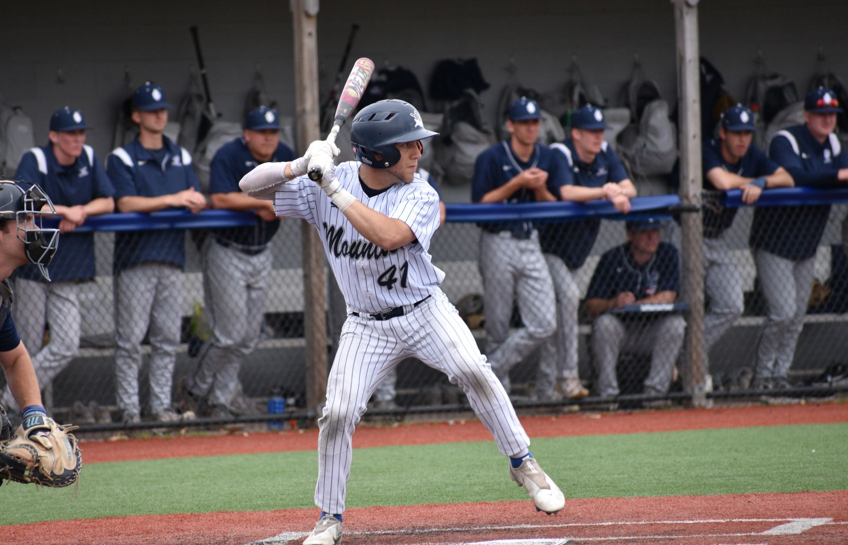 Ryan Bushey is batting .337 with 21 runs scored in 23 games for Mount Aloysius this season.