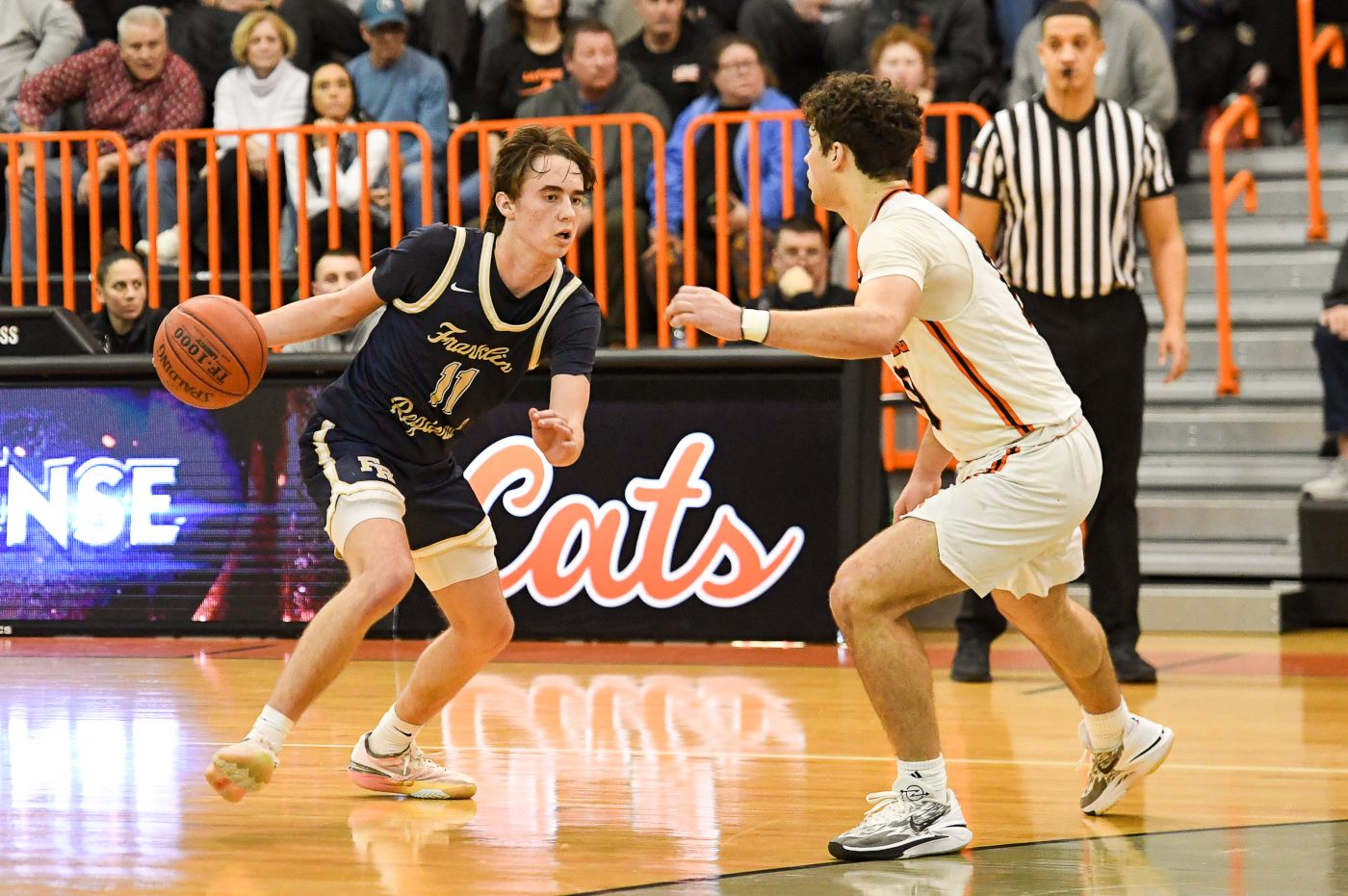 Senior Fin Hutchison was a three-point sharpshooter for Franklin Regional. (Photo by www.westernpasports.com)