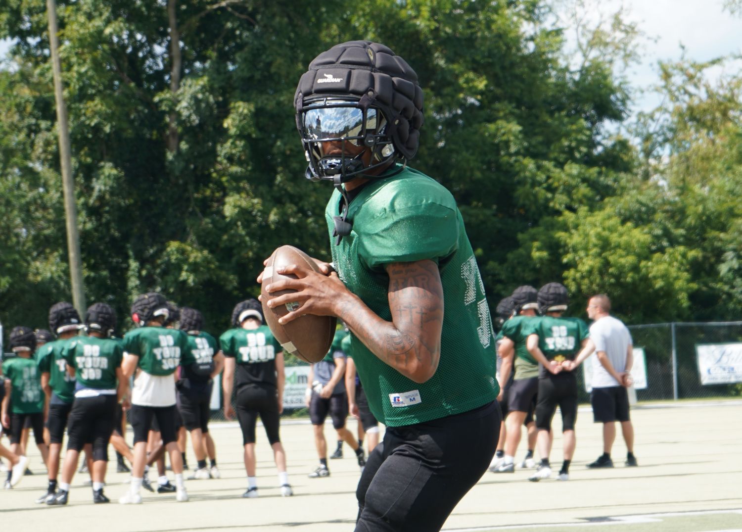 Curtis Wade is expected to take over at quarterback for the defending two-time state champion Belle Vernon Leopards.