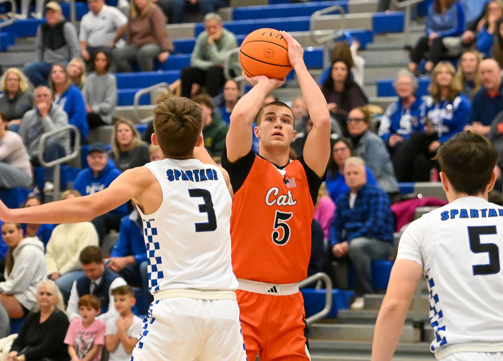 Greater Latrobe's Ian Decerb was a top post player for coach Brad Wetzel last season.