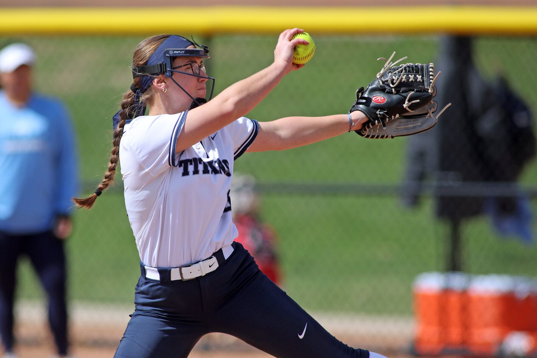 Cheyenne Piper has compiled a mark of 14-3 with an ERA of 1.85 with the Titans this season (photo credit Jason Kapusta)