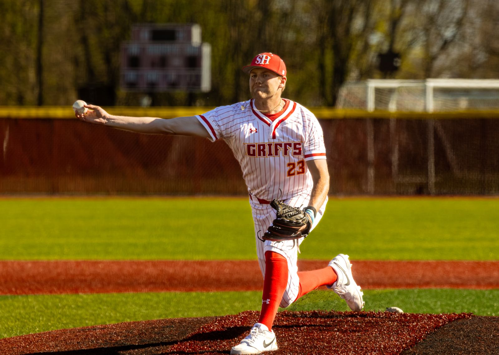 Hempfield Area's Christian Zilli has three saves and a 2.37 ERA this season for Seton Hill University.