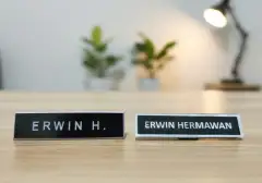 NameTag / Papan Nama