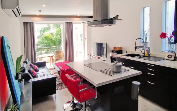 5G | 45m2 1BR Lux kitchen 5min to White Beach Stn2