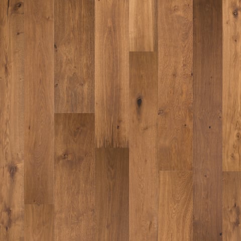 Valkenburg Smoked Natural Rustic Brushed Oiled Oak Dual-Width Engineered Hardwood Flooring