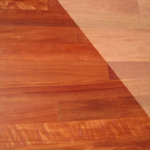 Moabi (African Pearwood) Lacquered Solid Hardwood Flooring