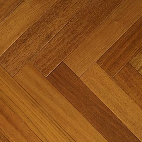 Jatoba Prime 280mm Engineered Parquet Block - Herringbone