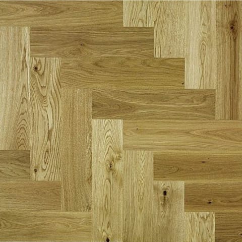 Rustic Oak 350mm Oiled Herringbone Parquet Engineered Block