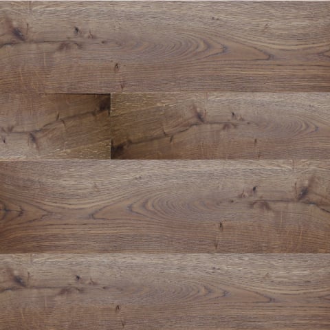Tobermory Oak Brushed Antique Reactive Stain Dual-Width Engineered Hardwood Flooring
