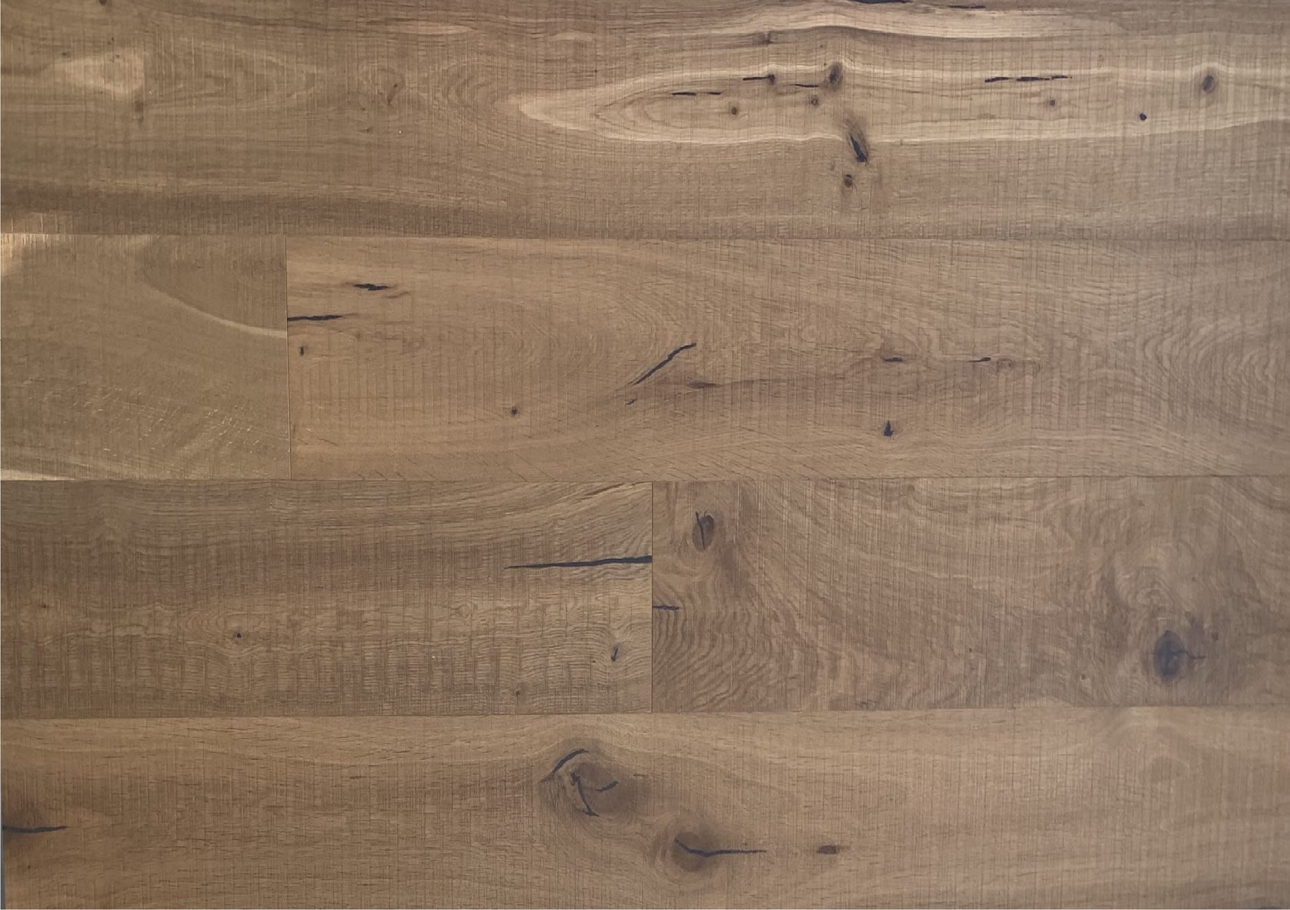 Oak Smoked Band Sawn Invisible Lacquer Engineered Hardwood Flooring