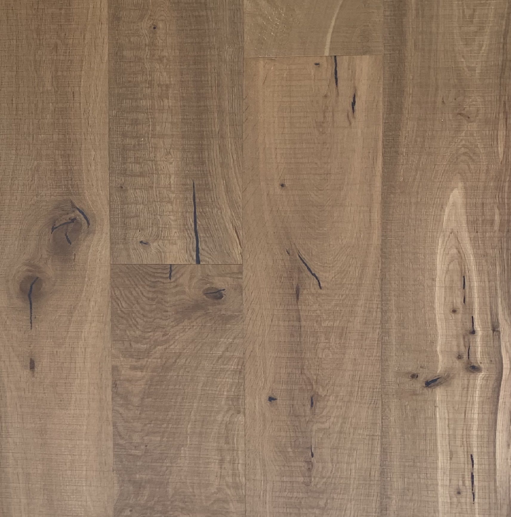 Oak Smoked Band Sawn Invisible Lacquer Engineered Hardwood Flooring - Image 4