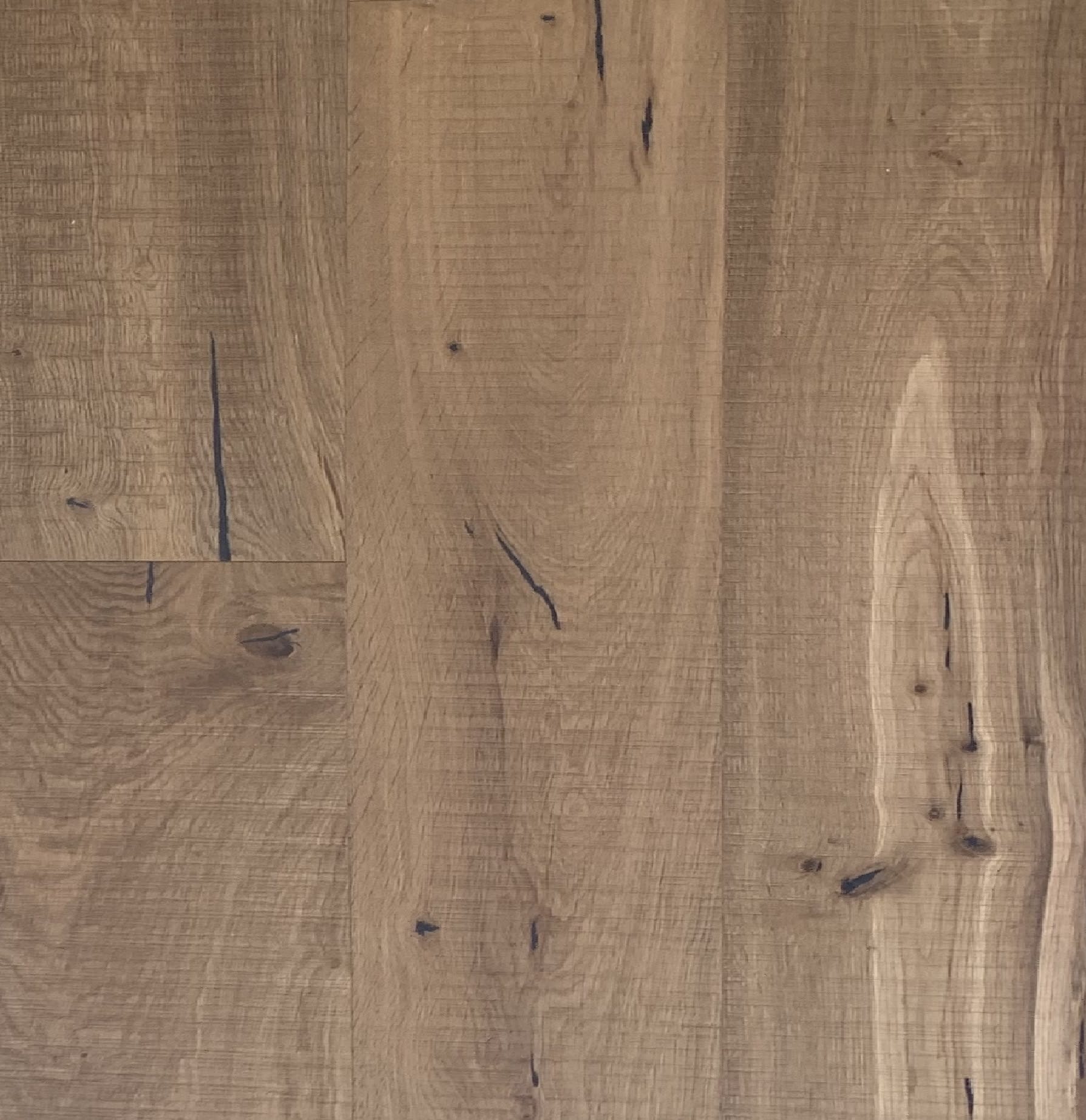 Oak Smoked Band Sawn Invisible Lacquer Engineered Hardwood Flooring - Image 2