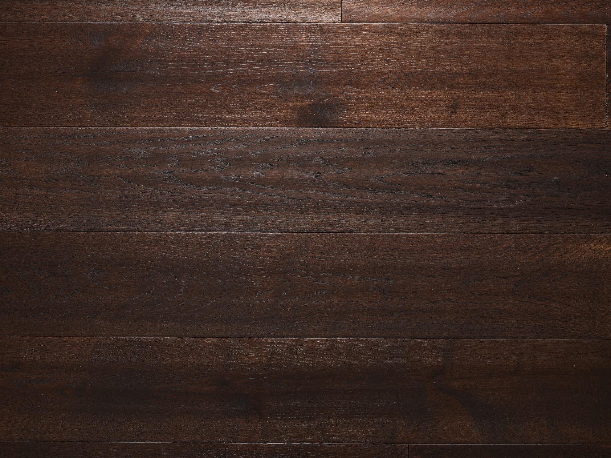 Chocolate Stained Oiled Oak Hand Scraped Hardwood