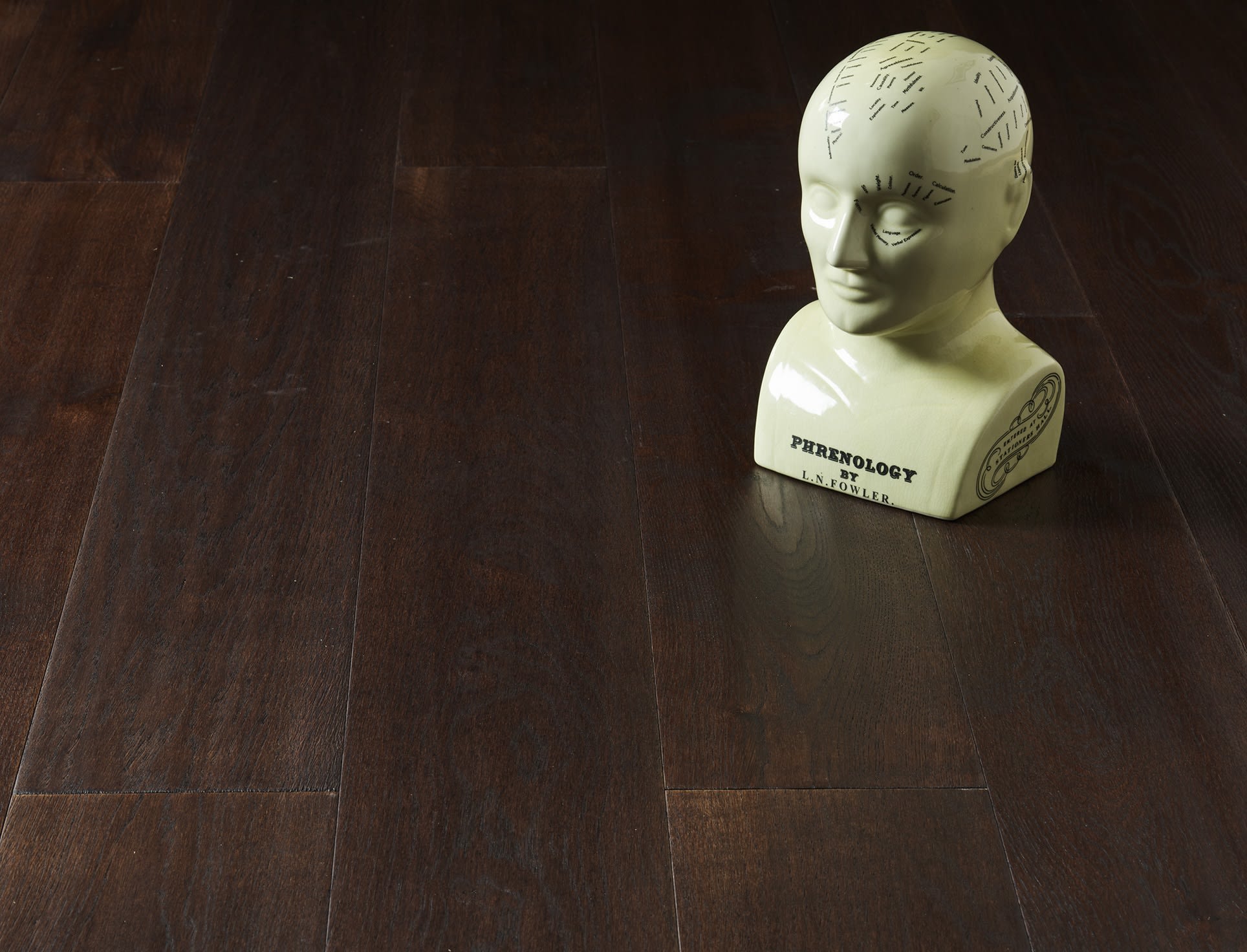 Chocolate Stained Oiled Oak Hand Scraped Hardwood - Image 4